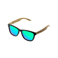 Feler 1505M-1 Wooden Sunglasses - GREEN UNISEX Size 52 mm