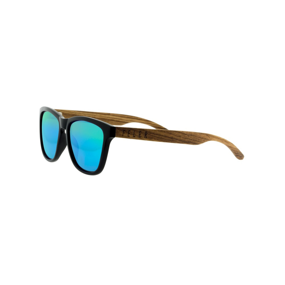 Feler 1505M-1 Wooden Sunglasses - GREEN UNISEX Size 52 mm