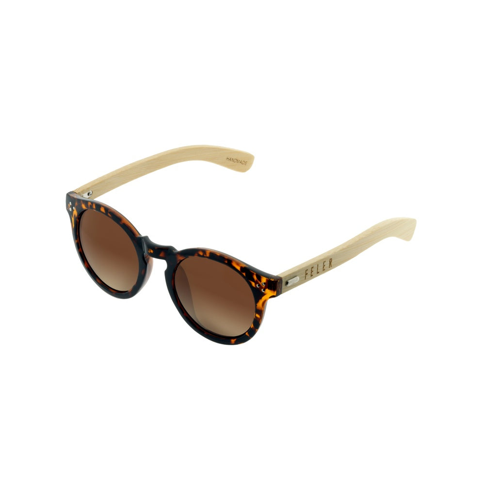 Gafas de Sol de Madera Feler 4023-7 - TORTOISE UNISEX Talla 60 mm