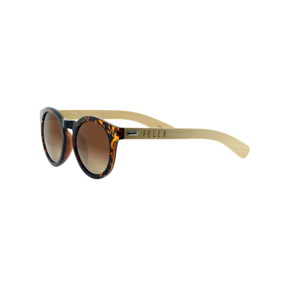 Gafas de Sol de Madera Feler 4023-7 - TORTOISE UNISEX Talla 60 mm