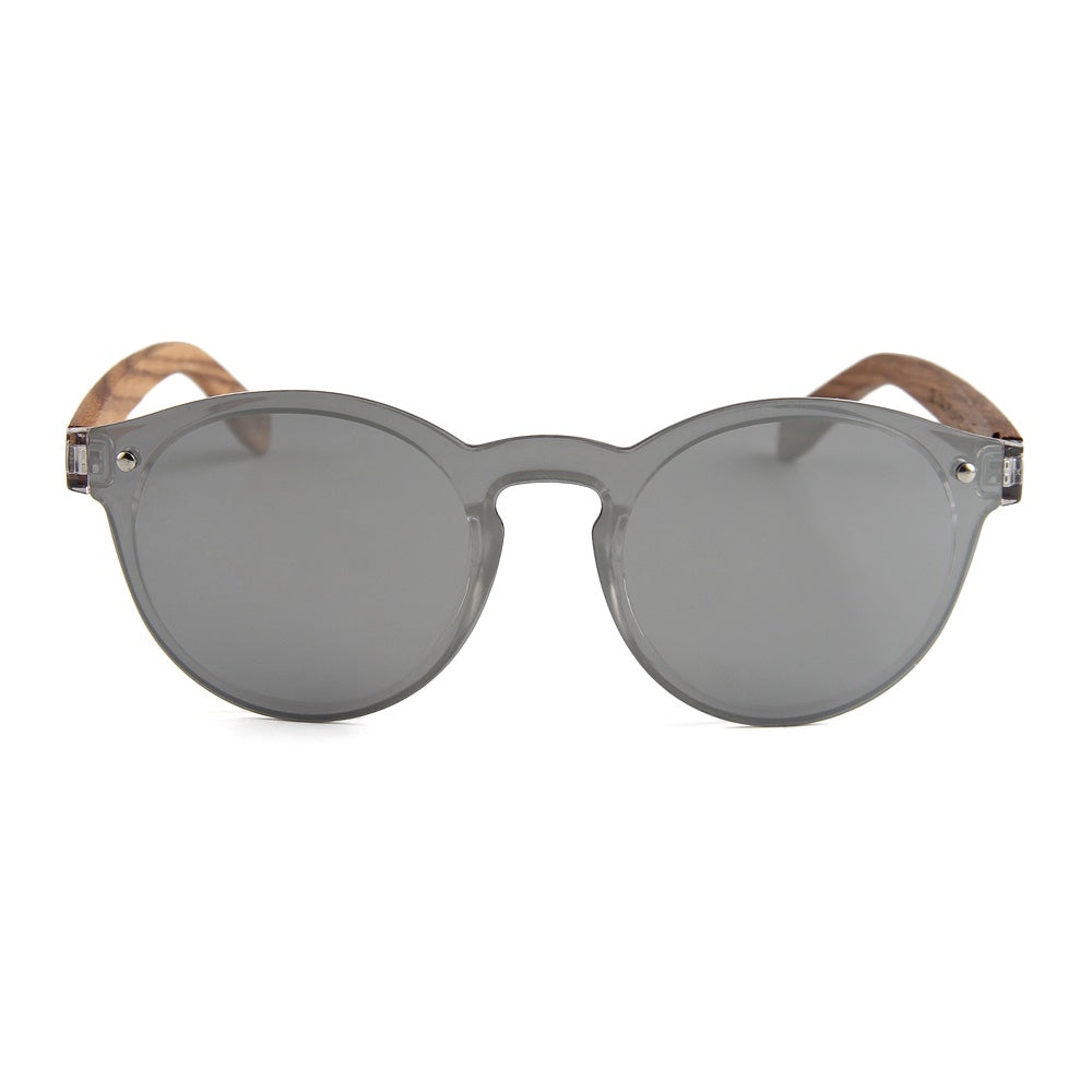 Gafas de Sol de Madera Feler 1502M-2 - SILVER UNISEX Talla 52 mm