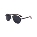 Feler 1705-1 Wooden Sunglasses - BLACK UNISEX Size 54 mm