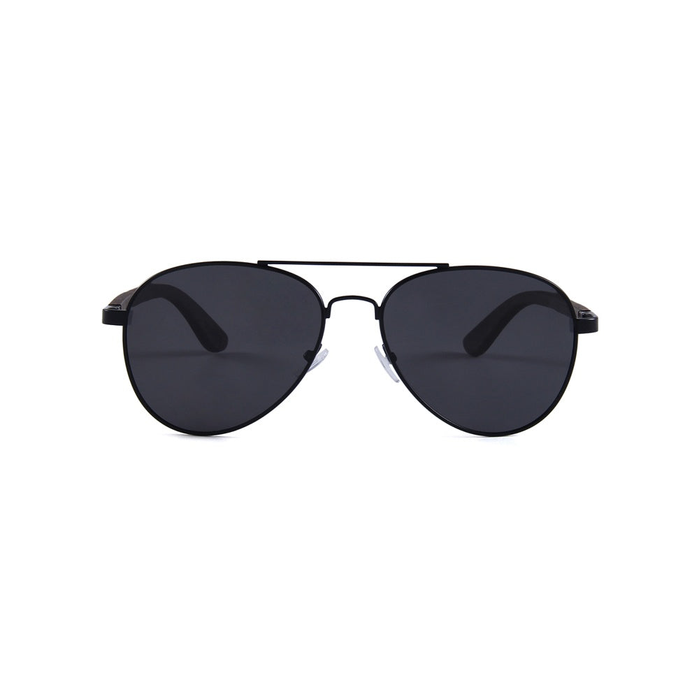 Feler 1705-1 Wooden Sunglasses - BLACK UNISEX Size 54 mm