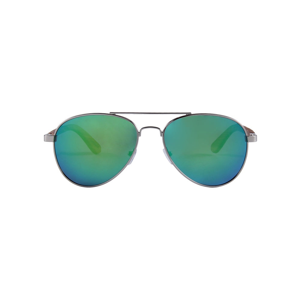 Gafas de Sol de Madera FELER 1705M-1 - GREEN UNISEX Talla 54 mm