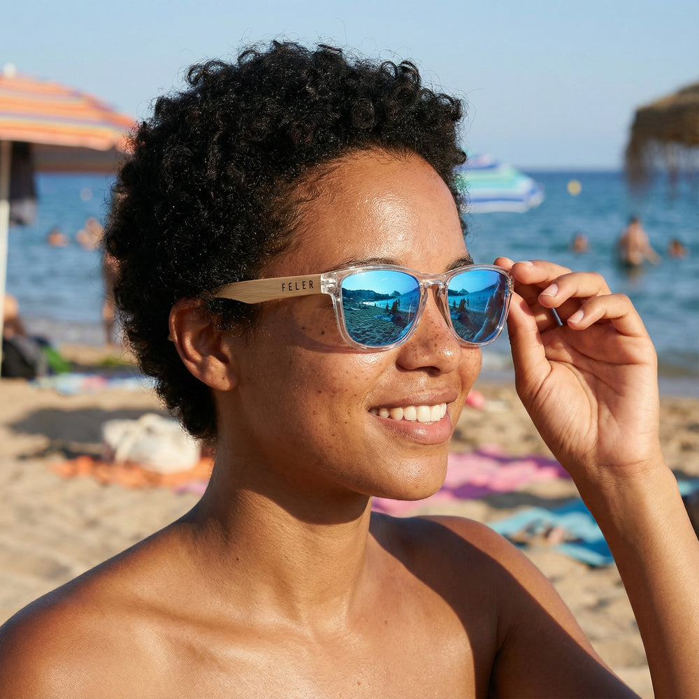 Gafas de Sol de Madera FELER 1512M-4 UNISEX Talla 52 mm