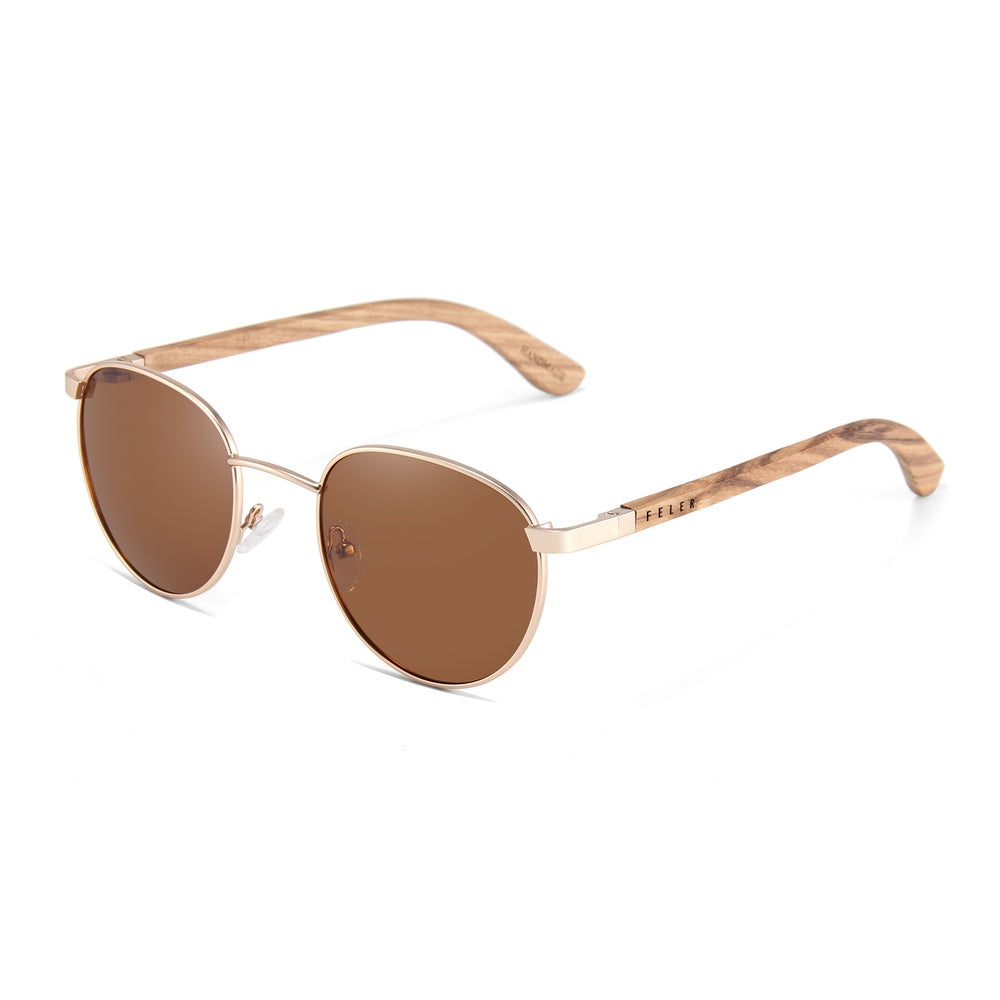 Gafas de Sol de Madera Feler 1709-2 UNISEX Talla 52 mm