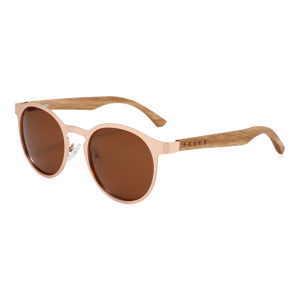 Gafas de Sol de Madera Feler 1513-2 UNISEX Talla 60 mm